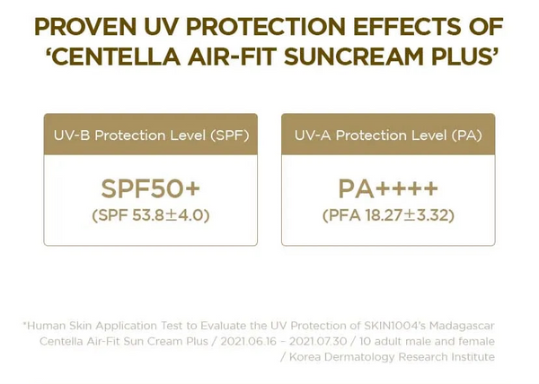 Protector Solar Madagascar Centella Air-Fit Suncream Plus