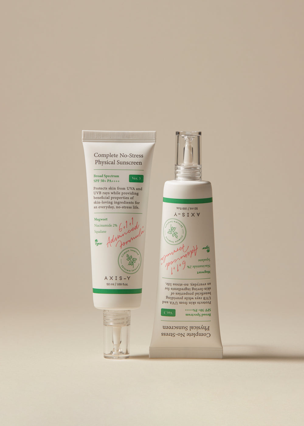Axis-Y Complete No-Stress Physical Sunscreen (V3) OTC Version