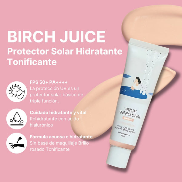 Birch Juice Birch Moisturizing Tone-Up Sunscreen (50 ml)
