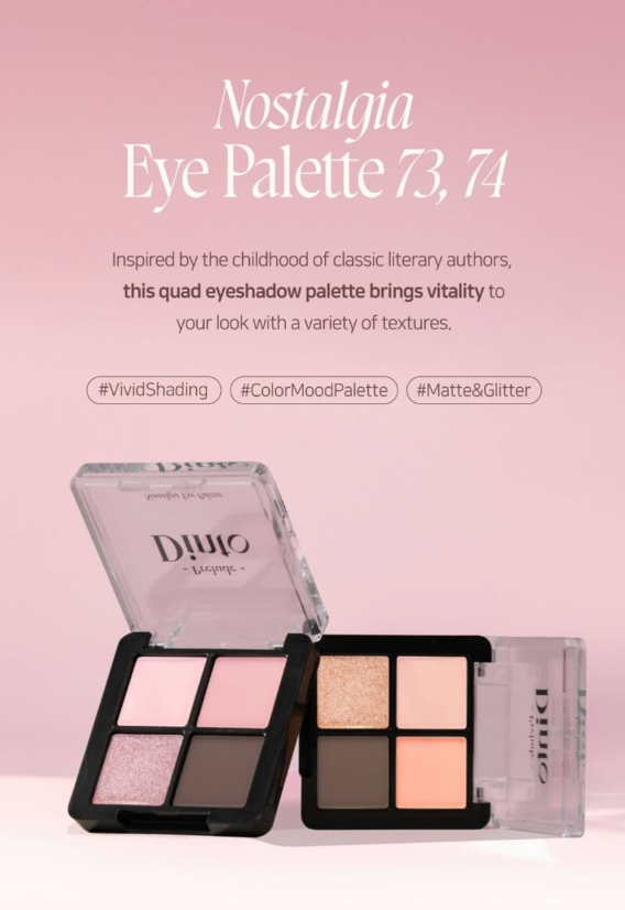 Prelude Dinto Nostalgia Eye Palette - 2 Colores